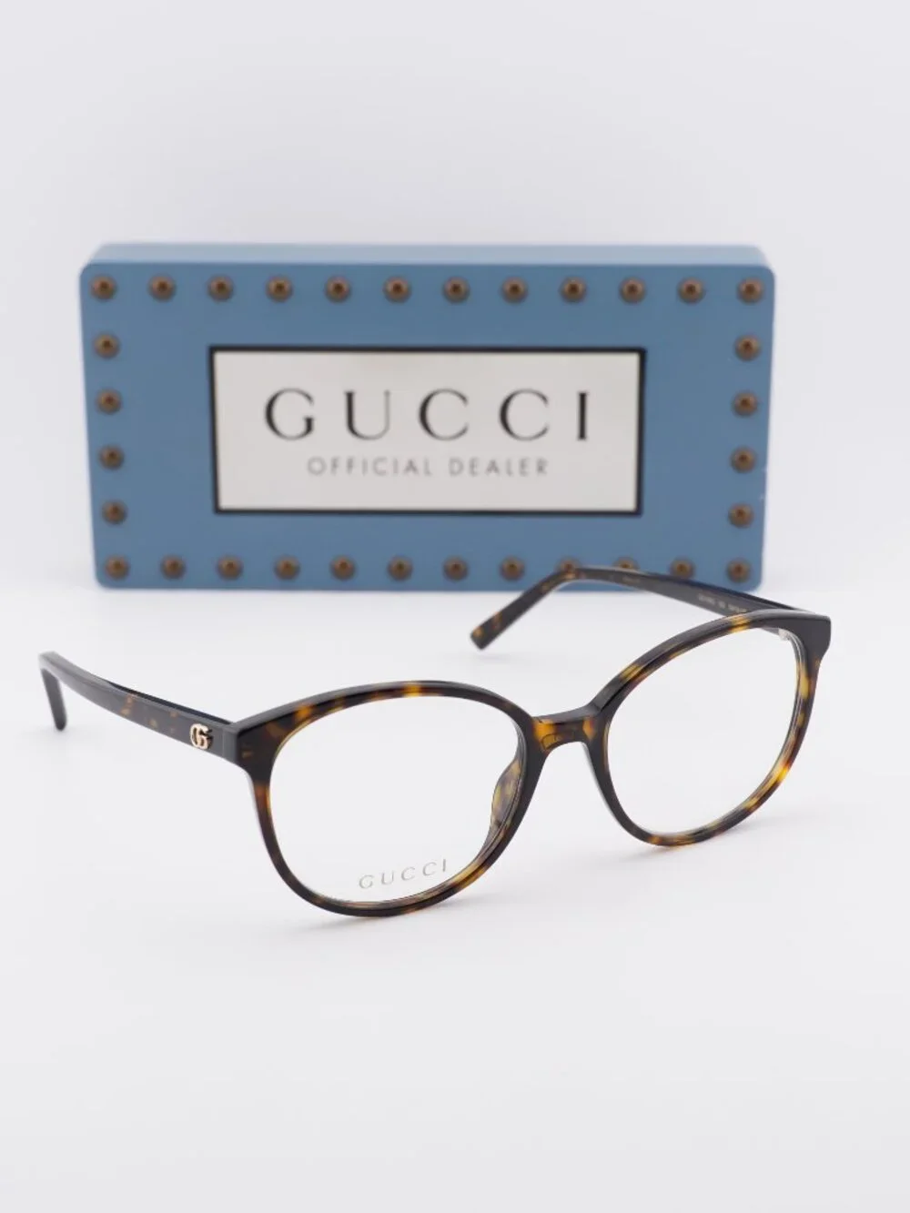 Gucci GG1996O 002 Square Eyeglasses - Havana 54mm